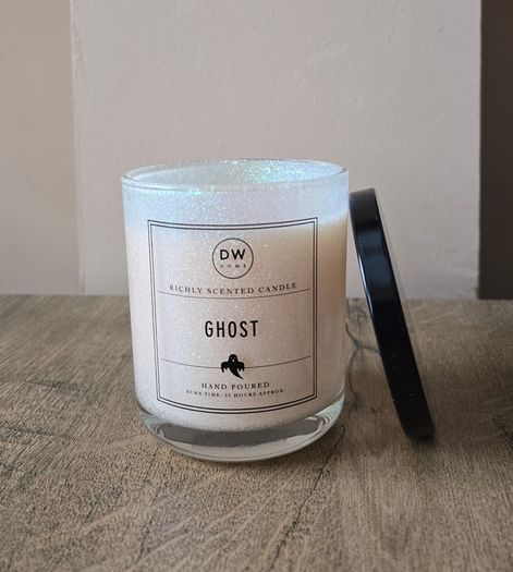Halloween candle - Ghost glitter