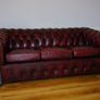 Millbrook Chesterfield Sofa c.1960s, in Red Oxblood Leather Image 2