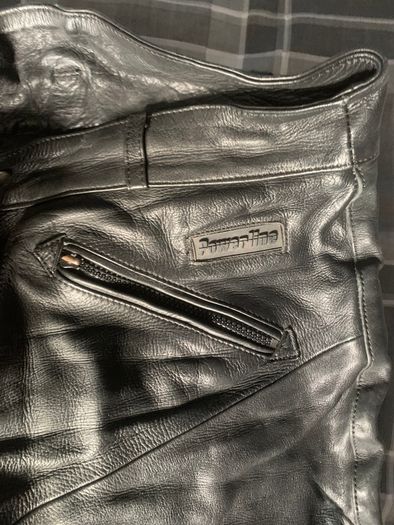 Leather Motorcycle Pants - Powerline UK34