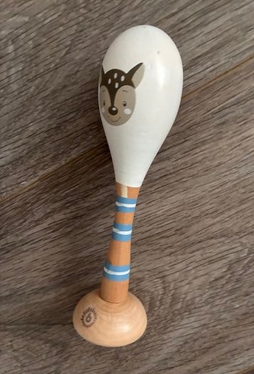 Vintage Wooden & Musical Toddler Toy Bundle - 4 Pieces