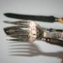 Antique Cutlery Carving Set Image 4