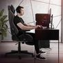 Gaming Chair,  Ergonomic Office Chair, Adjustable Swivel Chair, Racing Gamer Chair with Armrest, Headrest, Lumbar Cushion, Footrest, Desk Chair, Sports Seat, Executive Chair Image 2