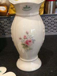 Rare vintage Donegal Parian Fine Bone China Rose Vase