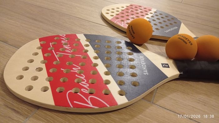 Beach Tennis Racket Set
