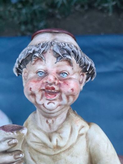 Vintage 10" Capodimonte "Merry Monk"