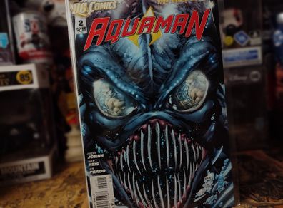 Aquaman ! Issue #2 ! 1st Appearance of the Trench King ! 1st Cameo Appearance of Dr. Stephen Shin ! 2011 ! by DC Comics !