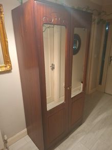 solid wood wardrobe