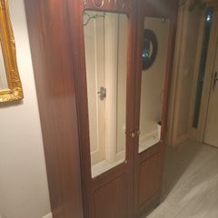 solid wood wardrobe