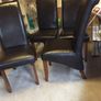 4 leather chairs Image 4