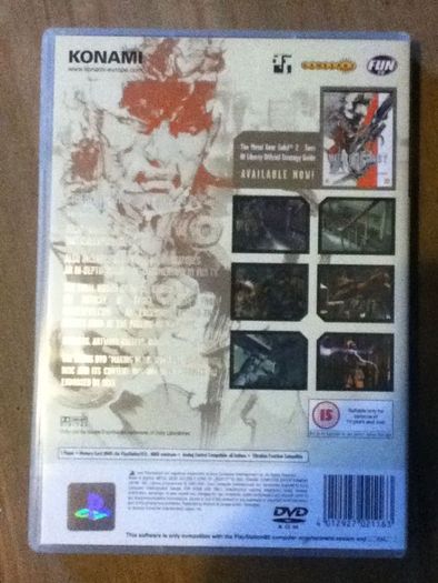 Metal gear solid 2 ps2
