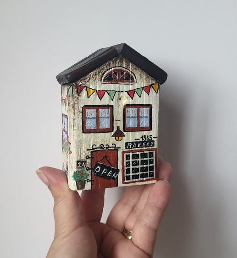 handcrafted tiny wooden house!