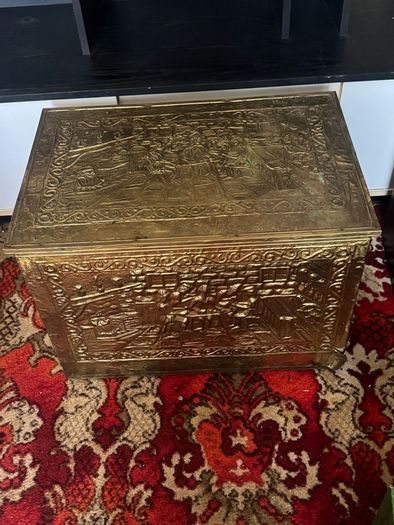 brass coal storage unit read full ad