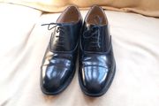 Kensingtington Classics Hand Made Black All Leather Shoes (S11 Wide Fit)