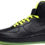 Nike Air Force 1 High Black Volt Uk 11/ Us 12 BRAND NEW Image 3