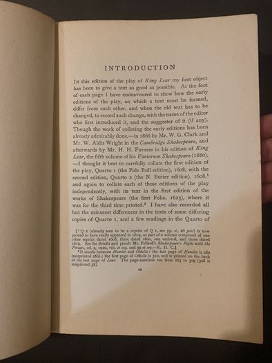 The Tragedy of King Lear by Shakespeare 1942