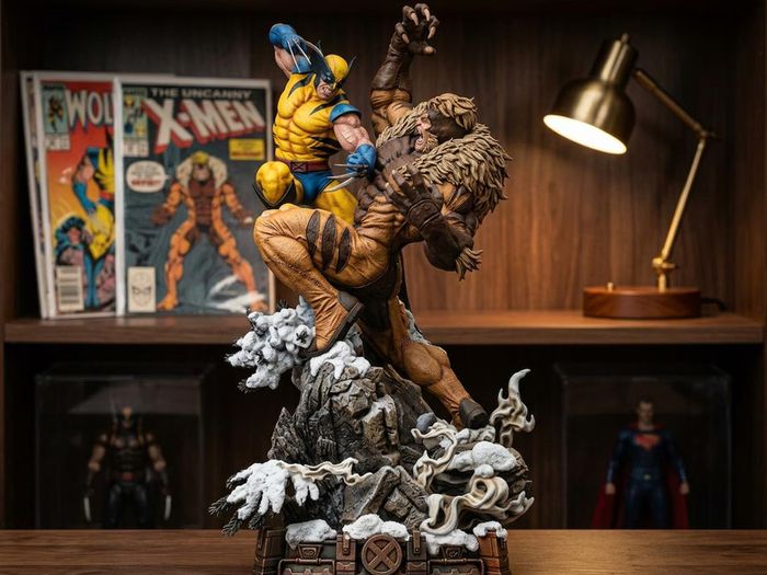 3D printed resin Wolverine & Sabretooth 1/6 scale figure