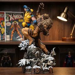 3D printed resin Wolverine & Sabretooth 1/6 scale figure