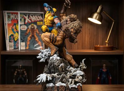 3D printed resin Wolverine & Sabretooth 1/6 scale figure
