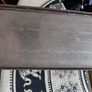 Antique French iron money box strong box with key 19th century Image 6