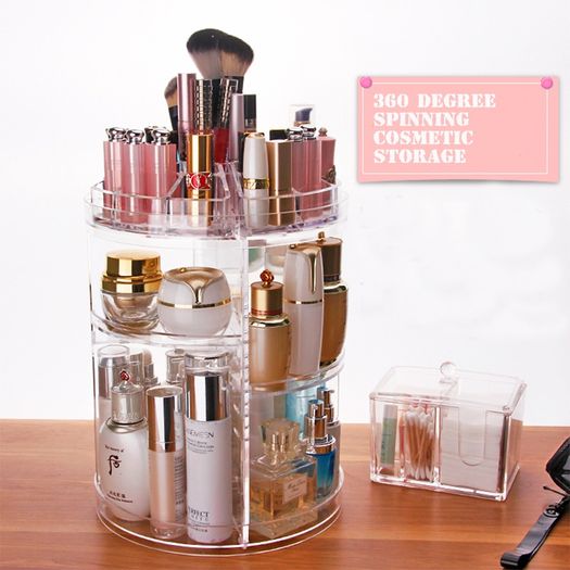 Luxury Spinning Costemic Storage Organizer