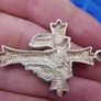 Vintage Large Sterling Silver 925 Cross L-2,2" Image 6