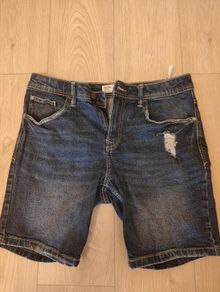 Bershka men denim shorts blue 31 waist