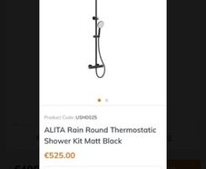 Sonas black  alita shower
