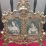 Antique brass picture frame. Image 2