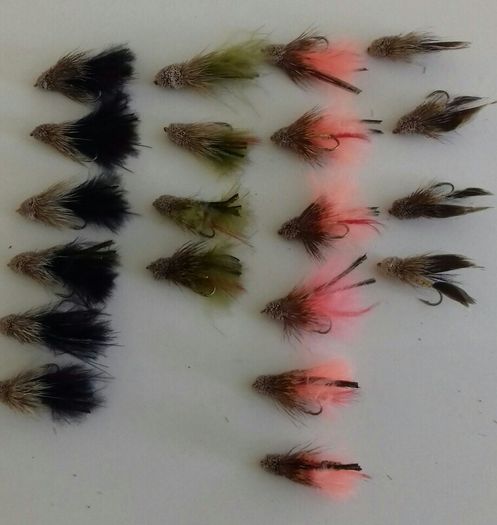 50 fishing flies reduced including postage