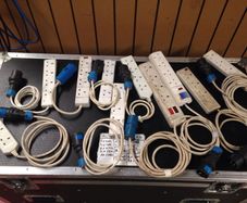 10 x 16 amp 16a to 13a plug boards cables