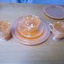 Vintage Fire King 21 Pce Tea Set Image 10