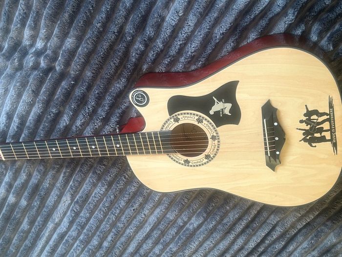 6 string acoustic guitar