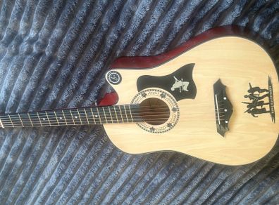 6 string acoustic guitar