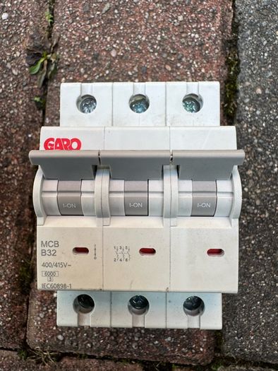 Garo B32A 3 Phase MCB