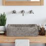 Sink 45x30x12 cm Marble High Gloss Grey Image 2