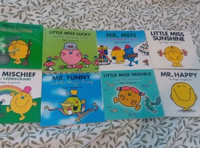 Eight Mr Men and Little Miss books