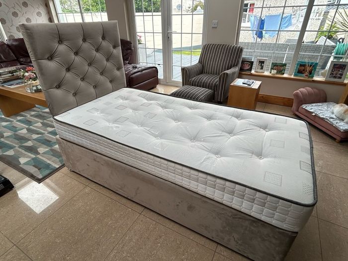 Bed, Mattress, Headboard