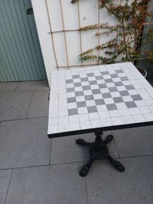 Chess Patio  Garden Table