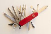 Vintage Victorinox Swiss Champ Discontinued Oldest model 91mm Swiss Army Knife Collectable