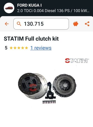Kuga Clutch & Flywheel kit