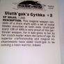 Dark Sun 1993 TSR. Trading Card. Gythka. Image 4