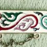 Vintage Brass Enamel Dagger, Enamel Letter Opener, Paper Knife with Case, Home, and Office Decor, Unique Coloured Letter Opener. Image 7