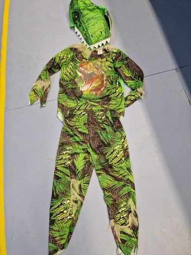 Perfect 3 piece dinosaur Halloween costume age 5-6