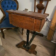 Antique school desk