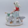 Vintage Gerold Porzellan Germany Figurine Girl with Geese Ducks Image 3