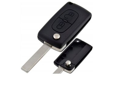 Replacement Car Remote Key Fob Shell For Peugeot / Citroen (2 buttons / CE0523)