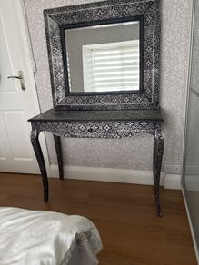 Console Table with Mirror