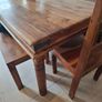 Kitchen table ,2 Chairs,2 Benches Image 5