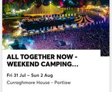 All Together Now festival ticket