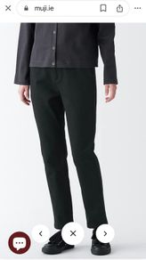 chino trousers Muji Ladies women black size M Brand New